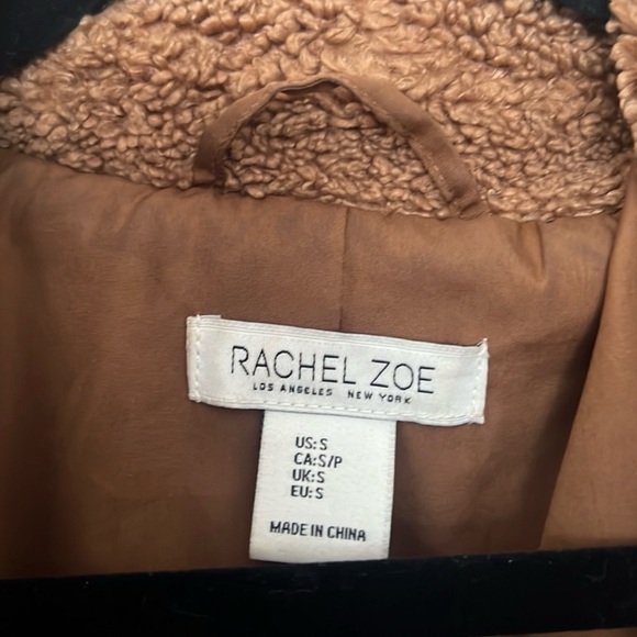 Rachel Zoe Brown Teddy Coat - Picture 5 of 5